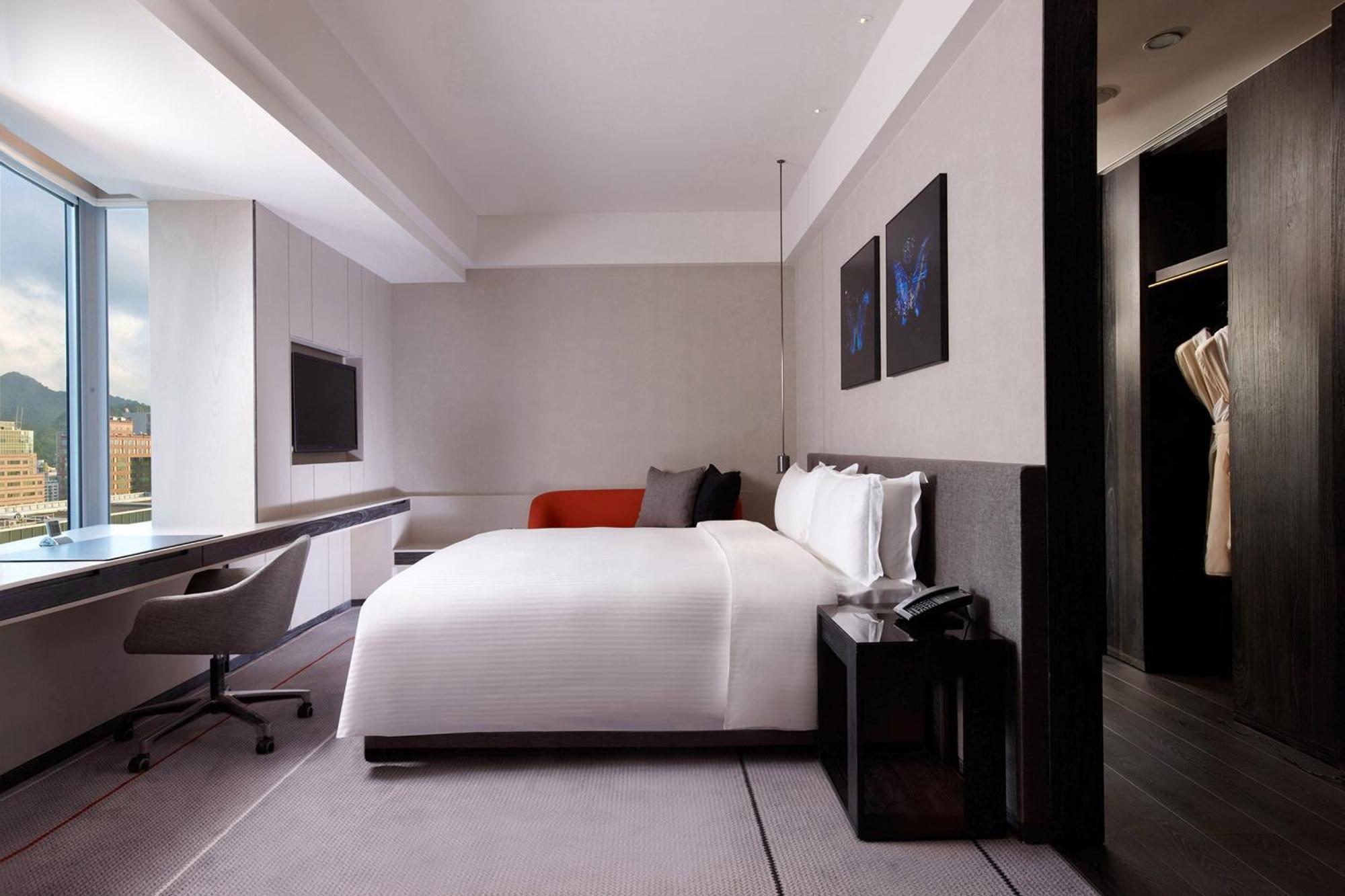 Hotel Humble House Taipei, Curio Collection By Hilton Exterior foto A room at the hotel