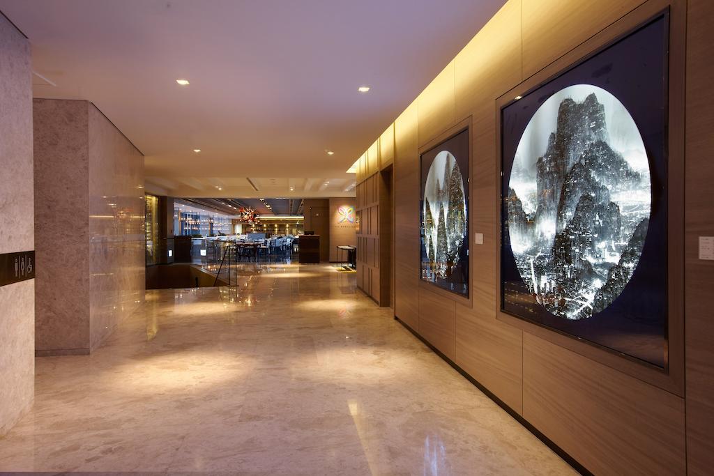 Hotel Humble House Taipei, Curio Collection By Hilton Exterior foto The lobby of the hotel